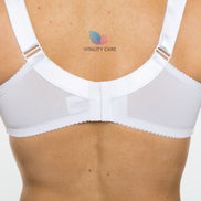 Womens Plus Size Lace Full Coverage Firm Hold Non Padded Underwired Full Cup White
