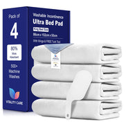Washable Incontinence King Size Bed Pad, Mattress Protection with Tuck Flaps & Tuck Tool  86 x 152cm