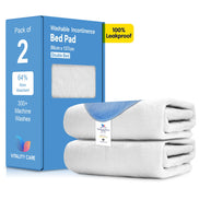 Incontinence Washable Bed Pads Protection Sheets - Reusable with High Absorbency