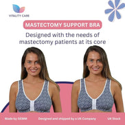 Front Fastening Bra Cotton Rich Ladies Non Wired Non Padded Soft Stretch Uk Size
