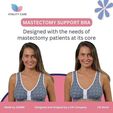 Front Fastening Bra Cotton Rich Ladies Non Wired Non Padded Soft Stretch Uk Size