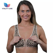 Vitality Care Front Fastening Bras for Women Non Wired Post Surgery Soft Cotton Lycra Bra