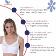 Ladies Full Cup Lace Underwired Bra Plus Size 34-46 D-J Non Padded Lingerie Bra.