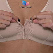 Front Fastening Bra Cotton Rich Ladies Non Wired Non Padded Soft Stretch Uk Size