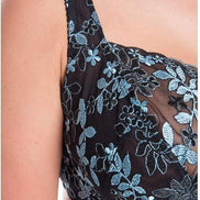 Womens Plus Size Lace Full Coverage Firm Hold Non Padded Underwired Full Cup Bra