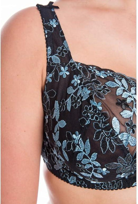 Womens Plus Size Lace Full Coverage Firm Hold Non Padded Underwired Full Cup Bra