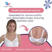 Ladies Full Cup Lace Underwired Bra Plus Size 34-46 D-J Non Padded Lingerie Bra.
