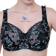 Ladies Full Cup Underwired Bra Plus Size Firm Hold Lace Large Non Padded Uk New