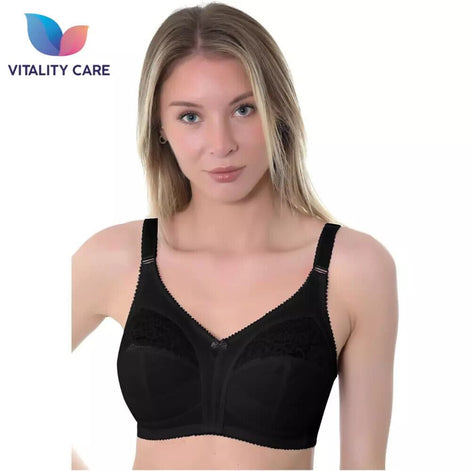 Ladies Full Cup Underwired Bra Plus Size Firm Hold Lace Large Non Padded Bra Uk.
