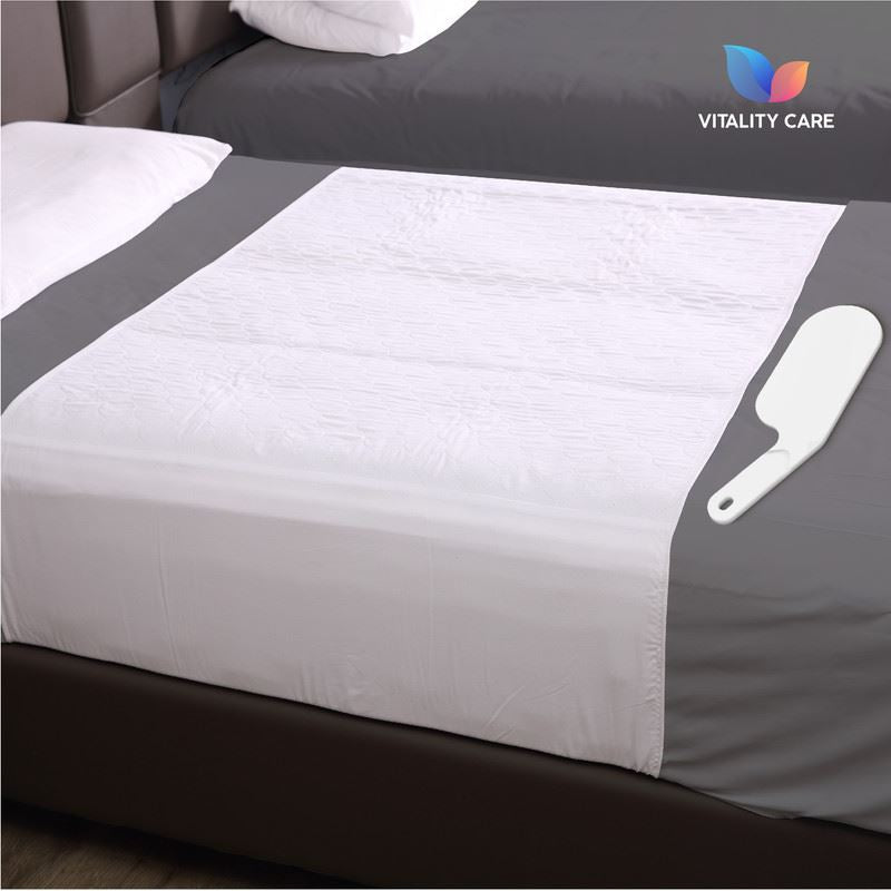 Washable Incontinence King Size Bed Pad, Mattress Protection with Tuck Flaps & Tuck Tool  86 x 152cm