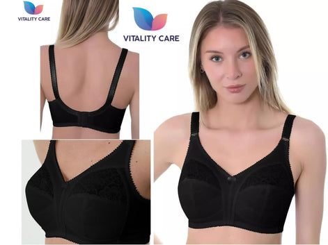 Ladies Full Cup Underwired Bra Plus Size Firm Hold Lace Large Non Padded Bra Uk.