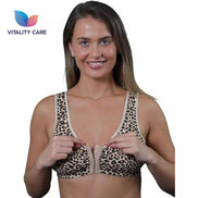 Front Fastening Bra Cotton Rich Ladies Non Wired Non Padded Soft Stretch Uk Size