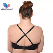 Strapless Bra MultiWay Halterneck Crossover Underwired Bra Black Colour 34A 42DD