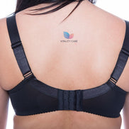 Womens Plus Size Lace Full Coverage Firm Hold Non Padded Underwired Full Cup Bra Black Pink