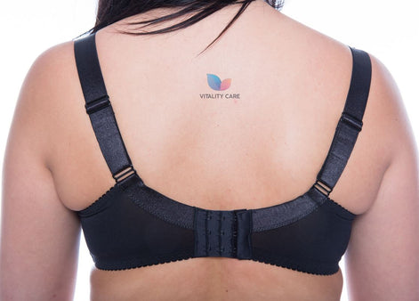 Womens Plus Size Lace Full Coverage Firm Hold Non Padded Underwired Full Cup Bra Black Pink