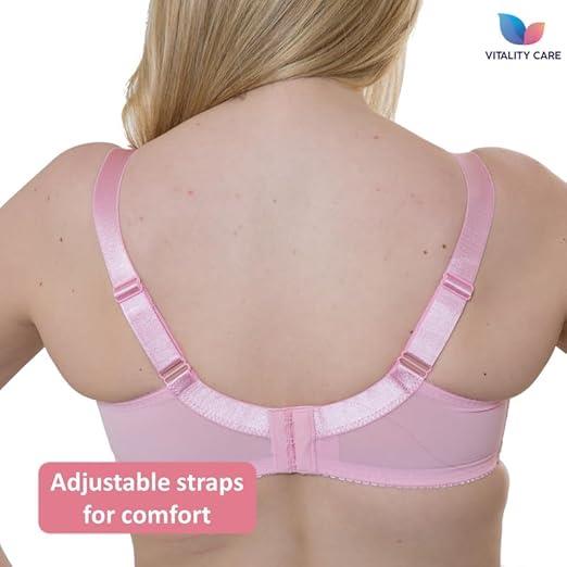 Womens Plus Size Lace Full Coverage Firm Hold Non Padded Underwired Full Cup Bra White