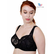 Ladies Full Cup Underwired Bra Plus Size Firm Hold Lace Large Non Padded Uk New
