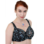Ladies Full Cup Underwired Bra Plus Size Firm Hold Lace Large Non Padded Uk New