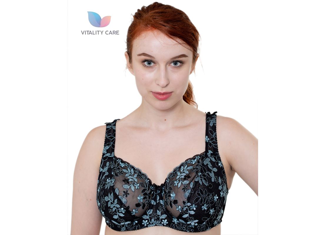 Ladies Full Cup Underwired Bra Plus Size Firm Hold Lace Large Non Padded Uk New