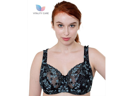 Ladies Full Cup Underwired Bra Plus Size Firm Hold Lace Large Non Padded Uk New