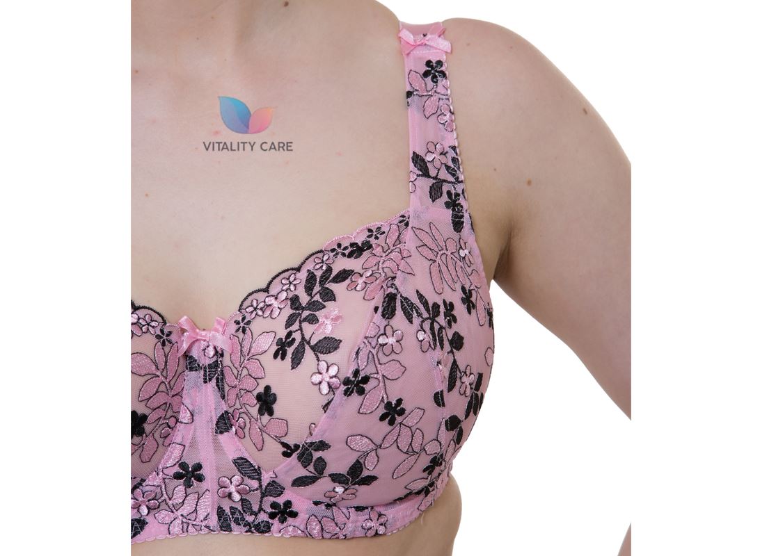 Ladies Full Cup Underwired Bra Plus Size Firm Hold Lace Large Non Padded Uk New