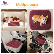 Absorbent Washable Incontinence Chair Pad Non-Slip Waterproof Seat Protector Pad