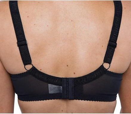 Womens Plus Size Lace Full Coverage Firm Hold Non Padded Underwired Full Cup Bra