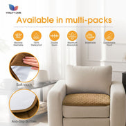 Absorbent Washable Incontinence Chair Pad Non-Slip Waterproof Seat Protector Pad