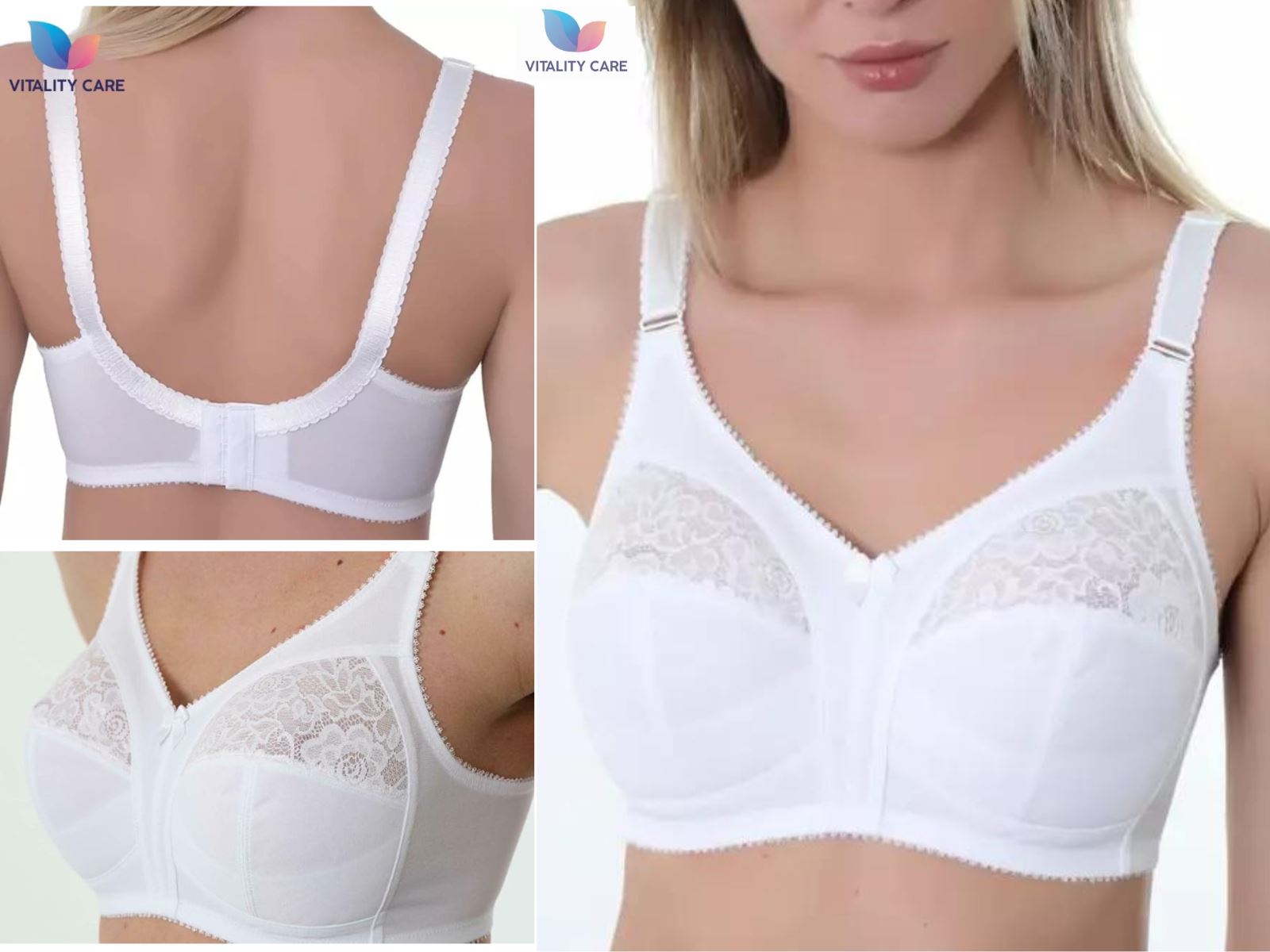 Ladies Full Cup Lace Underwired Bra Plus Size 34-46 D-J Non Padded Lingerie Bra.