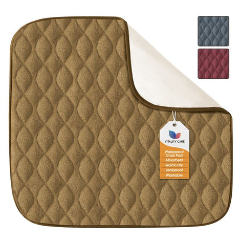 Absorbent Washable Incontinence Chair Pad Non-Slip Waterproof Seat Protector Pad