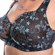 Ladies Full Cup Underwired Bra Plus Size Firm Hold Lace Large Non Padded Uk New
