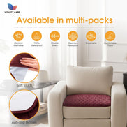 Absorbent Washable Incontinence Chair Pad Non-Slip Waterproof Seat Protector Pad