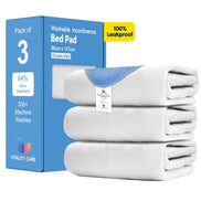 Washable Bed Pad Incontinence Reusable Bed Pads Super Absorbent  Bed Wetting