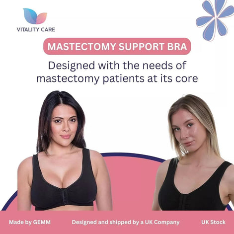 Front Fastening Bra Cotton Rich Ladies Non Wired Non Padded Soft Stretch Uk Size