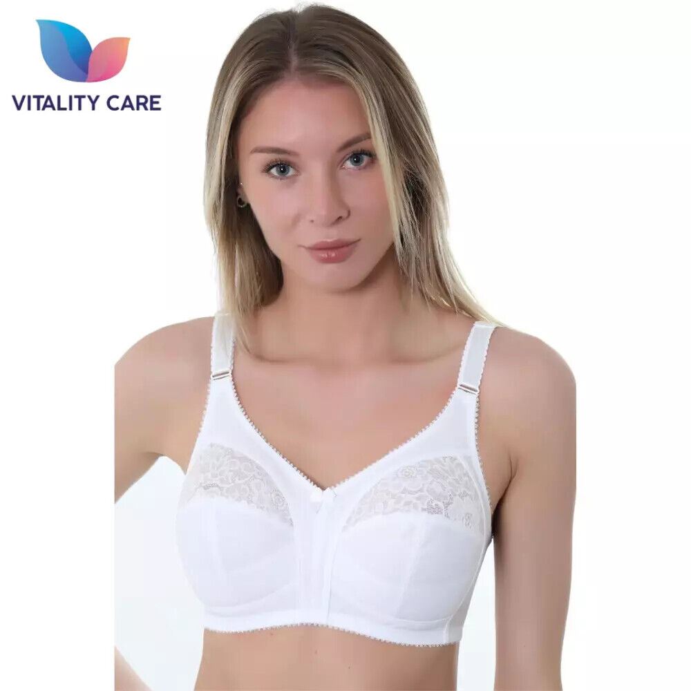 Ladies Full Cup Lace Underwired Bra Plus Size 34-46 D-J Non Padded Lingerie Bra.