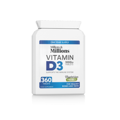 Vitamin D3 1000iu 360 tablets