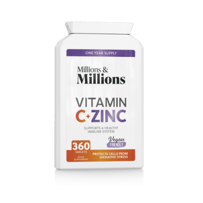 Vitamin C 200MG + Zinc 15mg 360 tablets