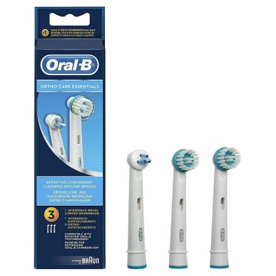 Oral-B Toothbrush Replacement Brush Heads Ortho Care Essentials Good for Braces
