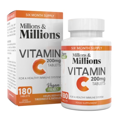 Vitamin C 200mg 180